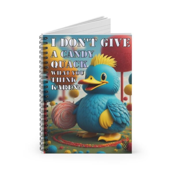 "Candy Quack Karren!" Spiral Notebook - Ruled Line - Image 2