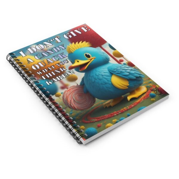 "Candy Quack Karren!" Spiral Notebook - Ruled Line - Image 3